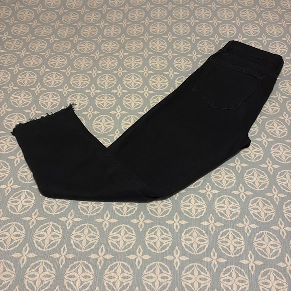 Agolde raw hem black jeans - Picture 1 of 12